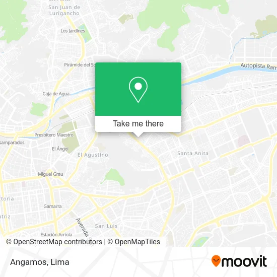 Mapa de Angamos