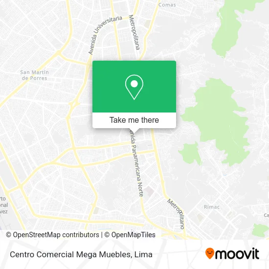 Centro Comercial Mega Muebles map