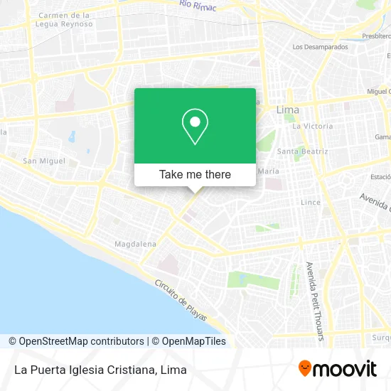La Puerta Iglesia Cristiana map