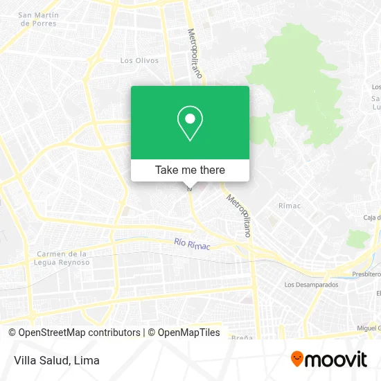 Villa Salud map