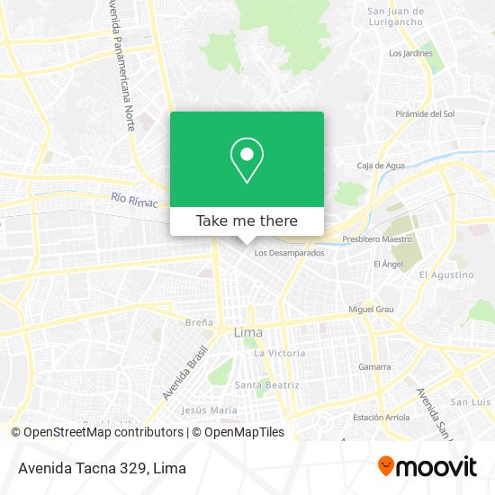 Avenida Tacna 329 map