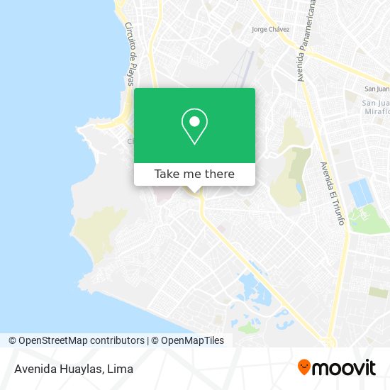 Avenida Huaylas map