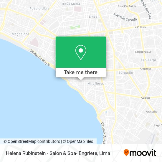 Helena Rubinstein - Salon & Spa- Engriete map