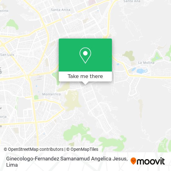 Ginecologo-Fernandez Samanamud Angelica Jesus map