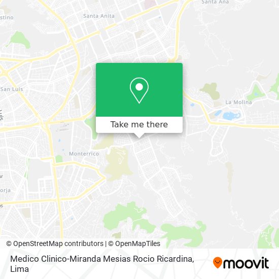 Medico Clinico-Miranda Mesias Rocio Ricardina map