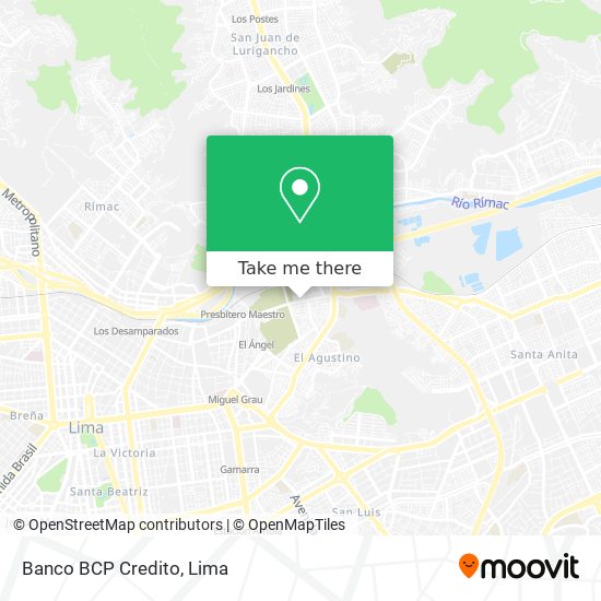 Banco BCP Credito map