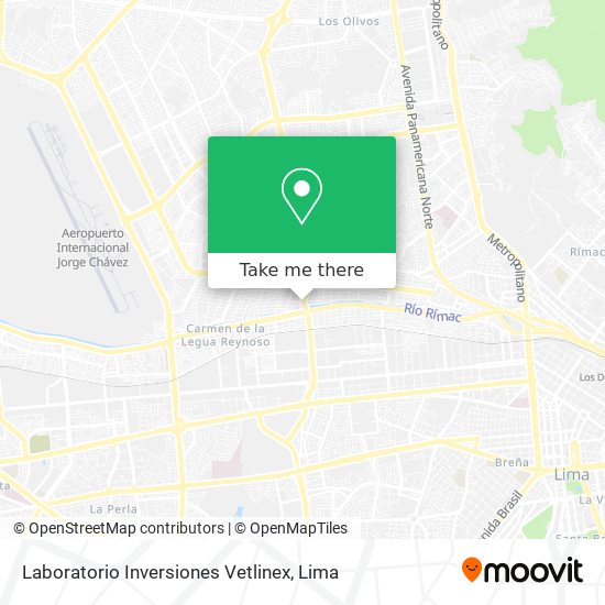 Laboratorio Inversiones Vetlinex map