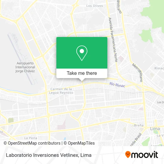 Laboratorio Inversiones Vetlinex map