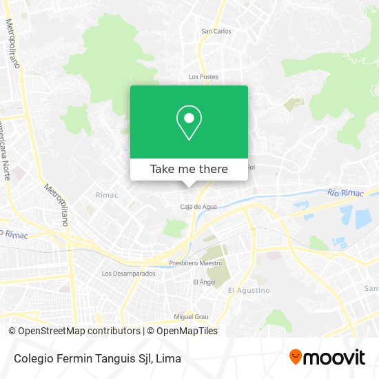 Colegio Fermin Tanguis Sjl map
