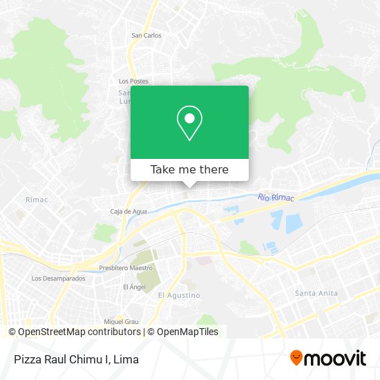 Pizza Raul Chimu I map