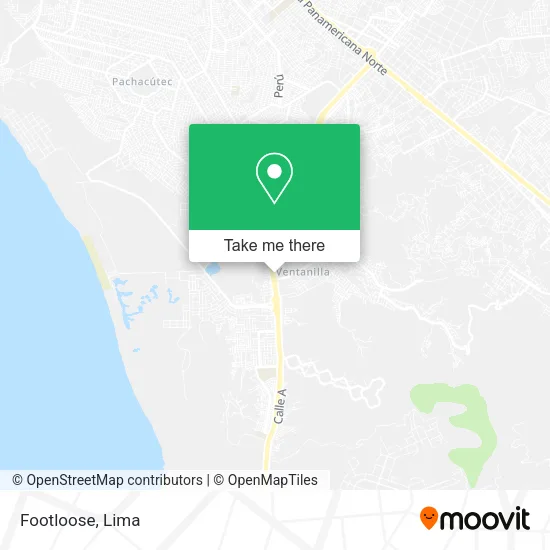 Footloose map