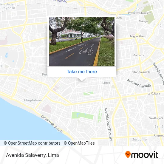 Mapa de Avenida Salaverry