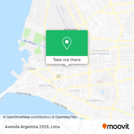 Avenida Argentina 2926 map