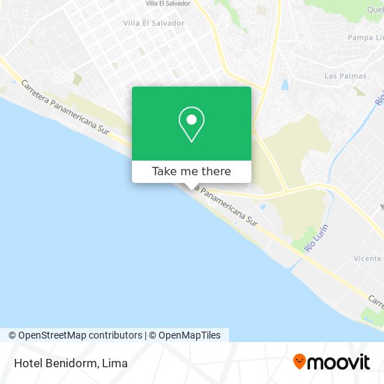Hotel Benidorm map