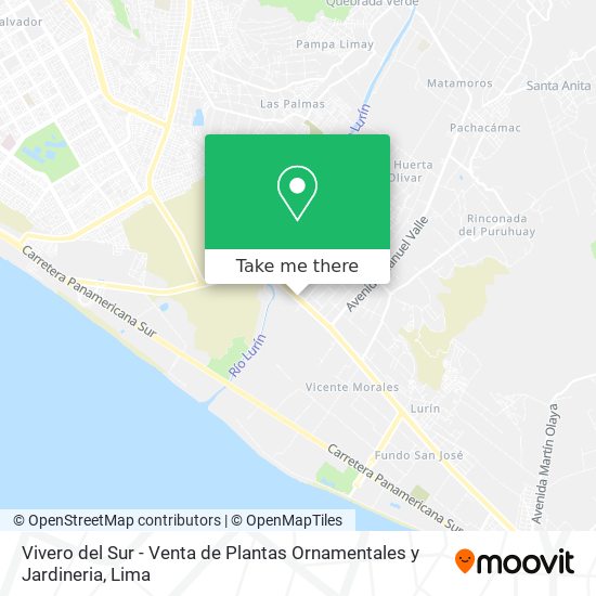 Vivero del Sur - Venta de Plantas Ornamentales y Jardineria map