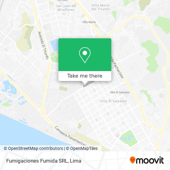 Fumigaciones Fumida SRL map