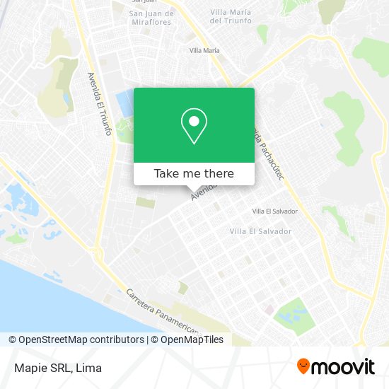 Mapie SRL map