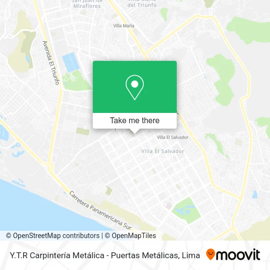Mapa de Y.T.R Carpintería Metálica - Puertas Metálicas