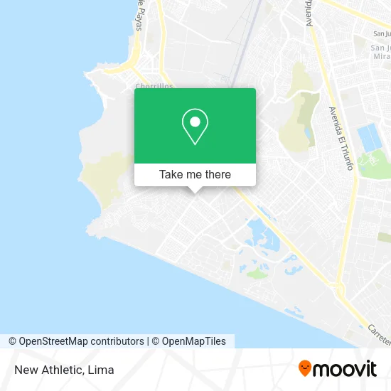 New Athletic map