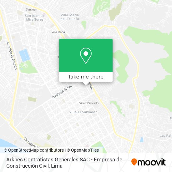 Arkhes Contratistas Generales SAC - Empresa de Construcción Civil map