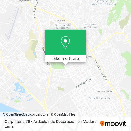 Carpinteria 78 - Artículos de Decoración en Madera map