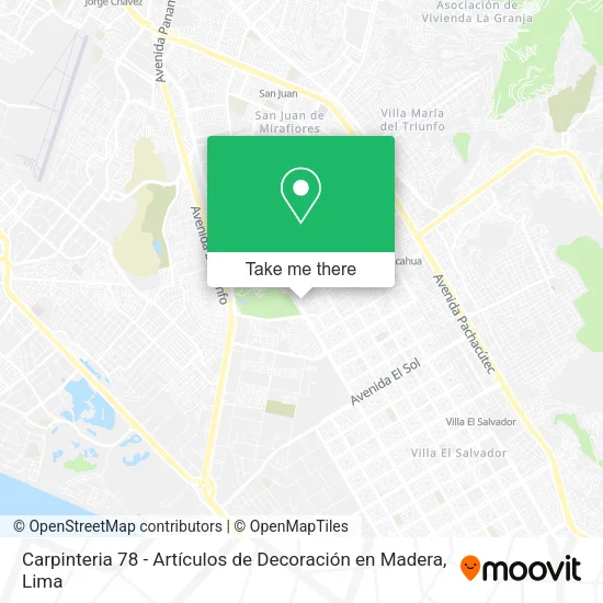 Carpinteria 78 - Artículos de Decoración en Madera map