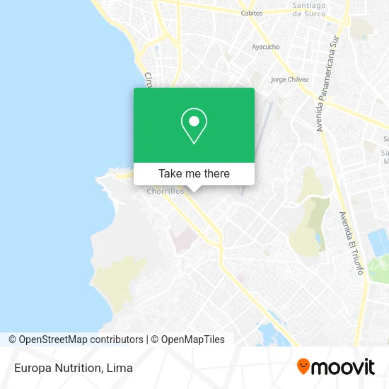 Mapa de Europa Nutrition