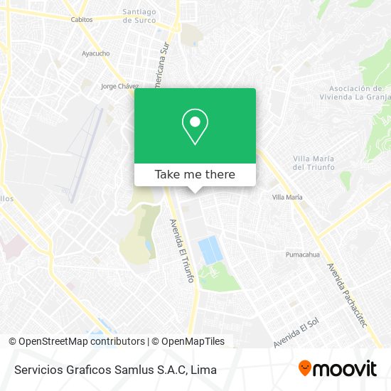 Servicios Graficos Samlus S.A.C map