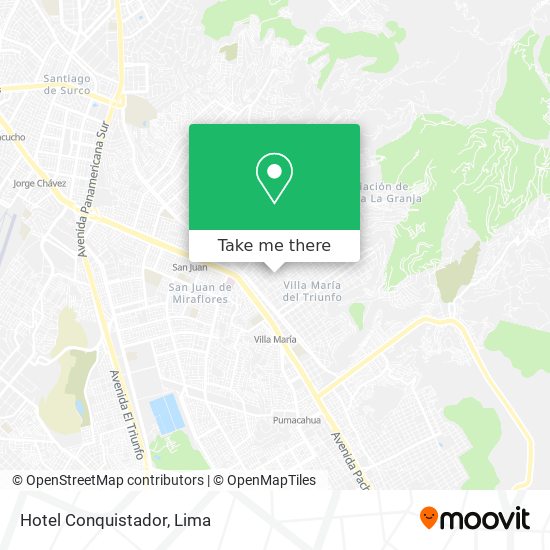 Mapa de Hotel Conquistador