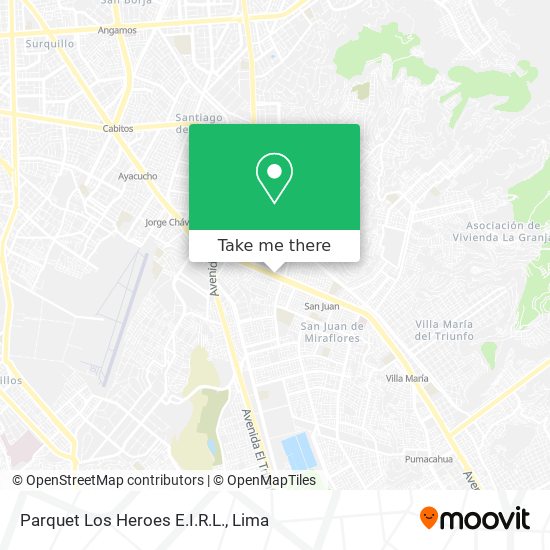Parquet Los Heroes E.I.R.L. map