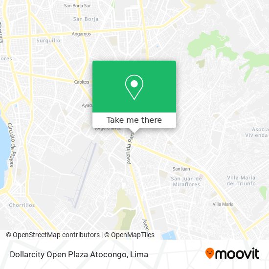 Mapa de Dollarcity Open Plaza Atocongo