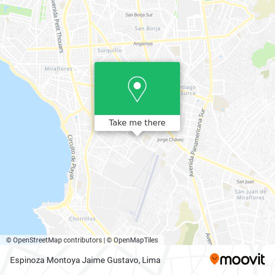 Espinoza Montoya Jaime Gustavo map