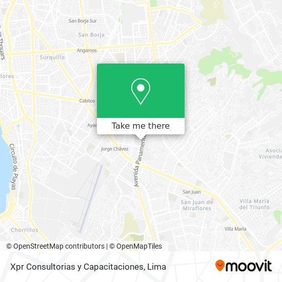 Xpr Consultorias y Capacitaciones map