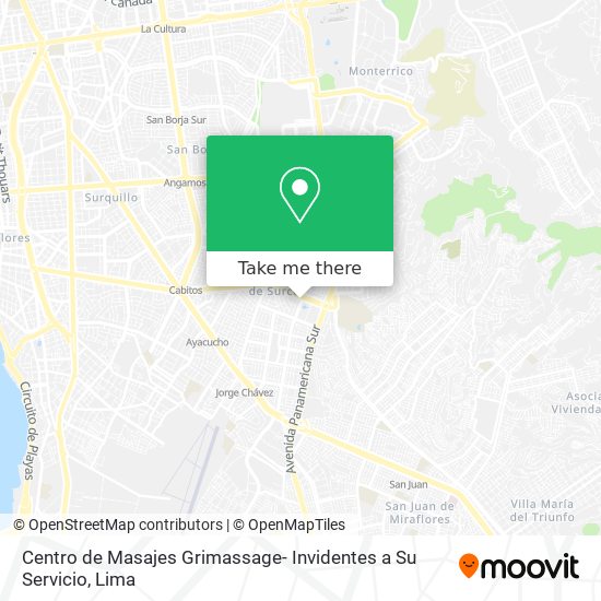 Centro de Masajes Grimassage- Invidentes a Su Servicio map