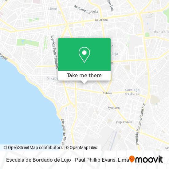 Escuela de Bordado de Lujo - Paul Phillip Evans map