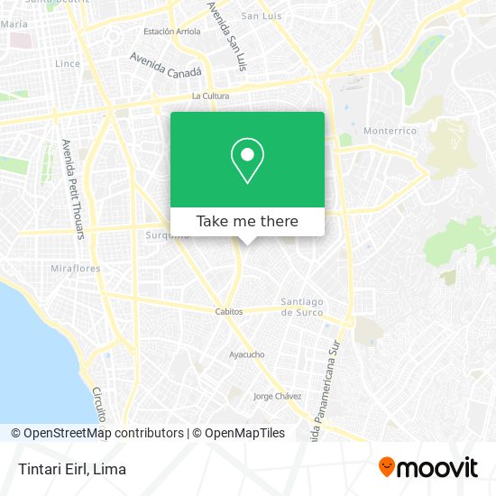 Tintari Eirl map