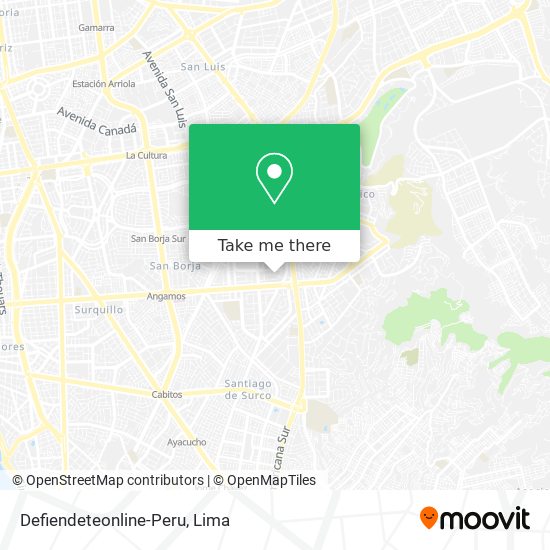 Defiendeteonline-Peru map