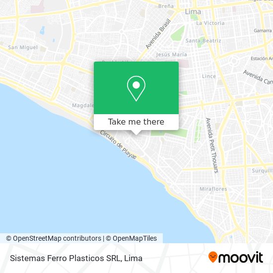 Sistemas Ferro Plasticos SRL map