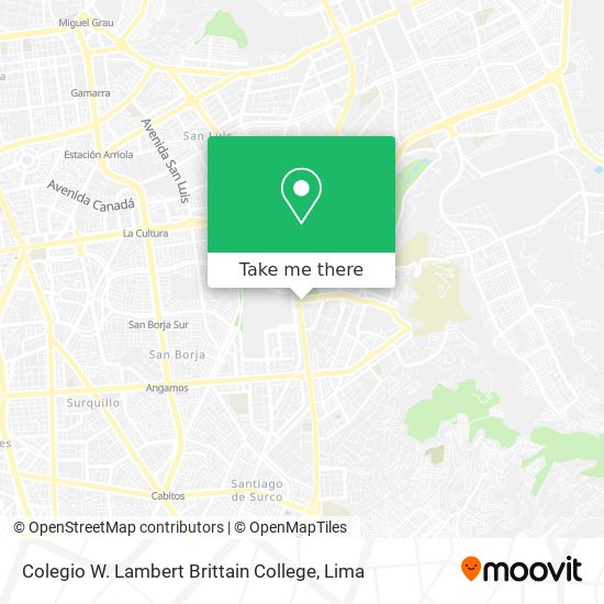 Colegio W. Lambert Brittain College map