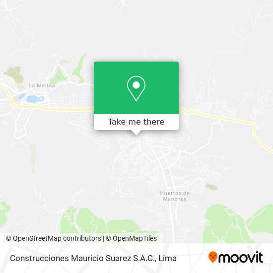 Construcciones Mauricio Suarez S.A.C. map