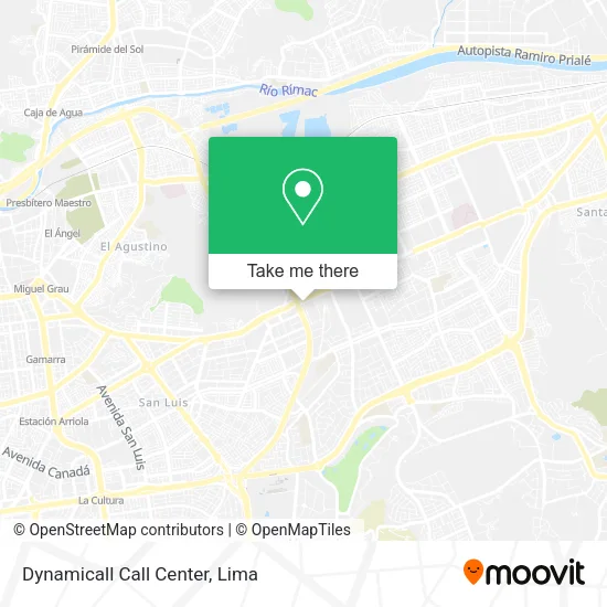 Mapa de Dynamicall Call Center