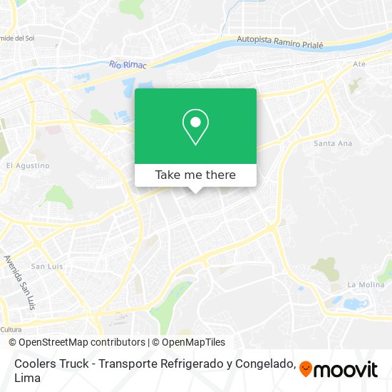 Coolers Truck - Transporte Refrigerado y Congelado map