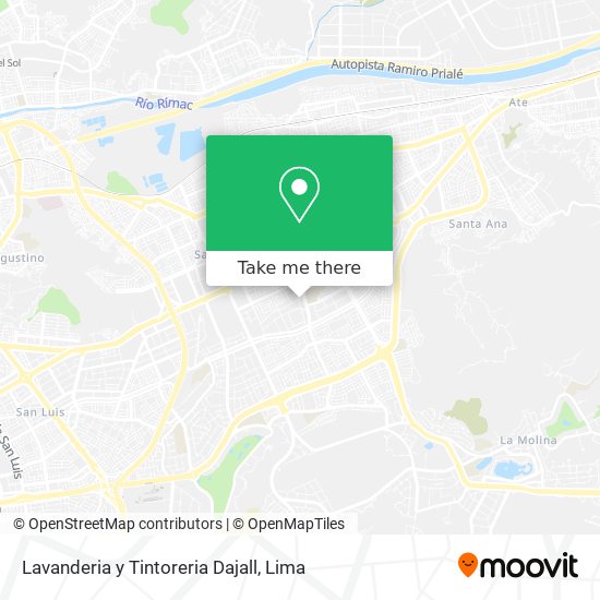 Lavanderia y Tintoreria Dajall map