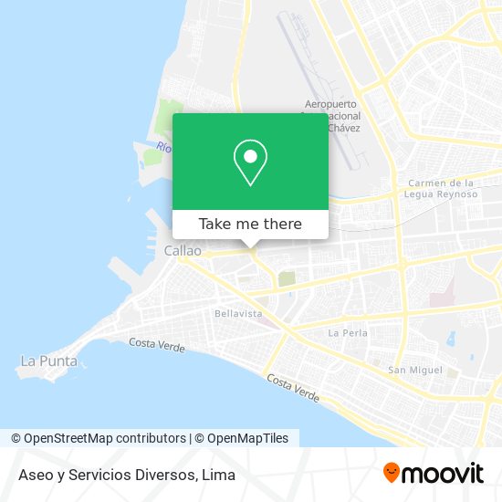 Aseo y Servicios Diversos map