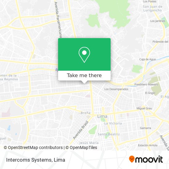 Mapa de Intercoms Systems