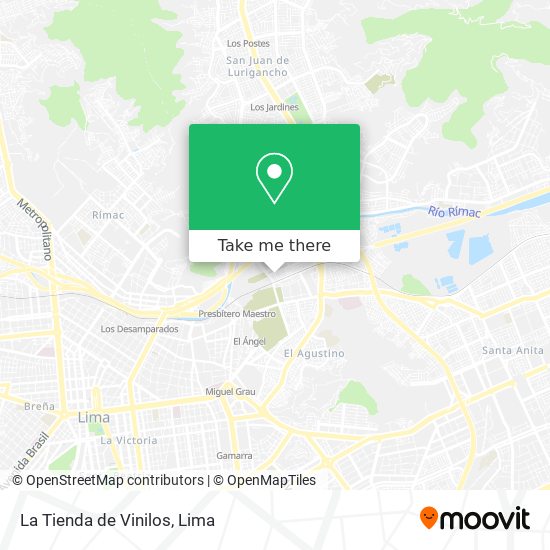 La Tienda de Vinilos map