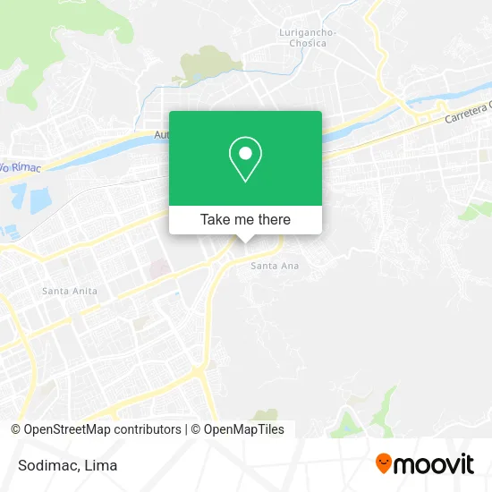 Mapa de Sodimac