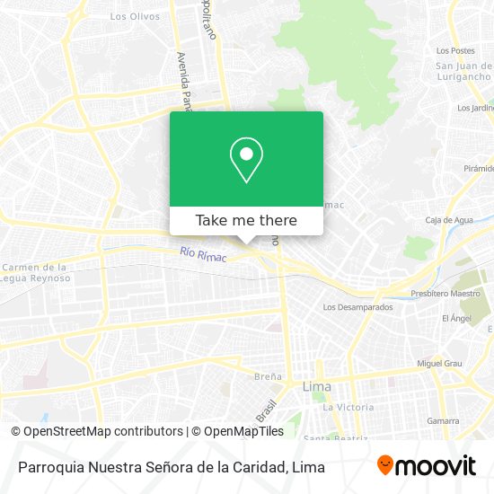 Mapa de Parroquia Nuestra Señora de la Caridad