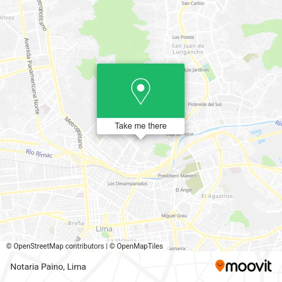 Notaria Paino map