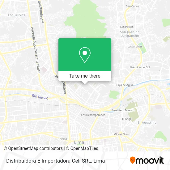 Distribuidora E Importadora Celi SRL map